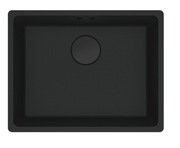 Zlewozmywak Franke Maris MRG 110-52 Fragranite Czarny mat/Czarny odpływ