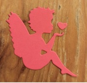 Scrapki, aniołek różne kolory opakowanie 2 sztuki