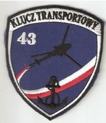 Naszywka  43 Klucza Transportowego MW.