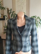.Marynarka-zielona krateczka-H&M-rozm.38.