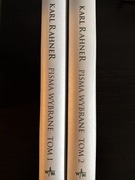 Karl Rahner - Pisma wybrane - Tom 1 i 2 - NOWE!!!!