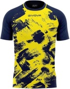 Nowa męska koszulka sportowa GIVOVA Shirt Interlock M/C granatowa XL XXL