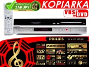 Kopiarka VHS na DVD Philips DVDR 3430V zgraj kasety na płyty 