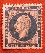 Oskar I. 4 Fire Skilling 4. 1856 r