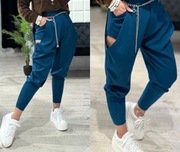 Spodnie z ciekawą nogawką By ola la