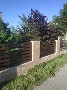 Ogrodzenie - łupane, a'la klinkier, nowoczesne