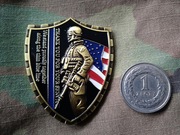 Challenge coin US Army Thank For Your Service Saint Michael