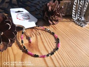 Bransoletka amulet ochronny turmalin i hematyt