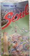 Mapa-plan miasta SEUL (Seoul),wyd.turystyczne,stan-b.db