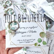 Podziękowania dla gości weselnych wesele słonik brelok prezent koniczynka