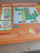 Drewniana układanka 