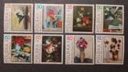 Polska Fi 3089-3096** Kwiaty w malarstwie polskim 1989r nr 65 !!!