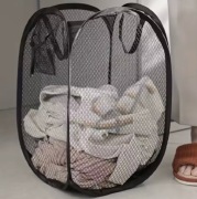 Składany siatkowy kosz na pranie pojemny do przechowywania brudnych ubrań