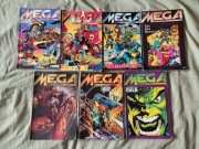 Mega Marvel Zestaw 7 komiksów Hulk Avengers Sabretooth