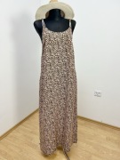 Monnari sukienka maxi panterka leopard boho lato 44 XL xxl
