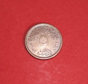 Moneta 5 piastów 2008, Egipt