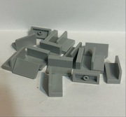 Lego NOWE płytki 1x2 jasny szary 2 szt