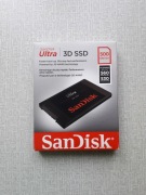 Dysk SSD SanDisk Ultra 3D 500GB  2,5"  SATA III