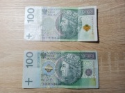 Banknoty 666 100 zł 2018 i 1994