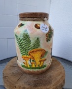 Słoik handmade Decoupage 2.5L na suszone grzyby