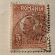 Znaczek Rumunia 1920-27 rok. 5 lei