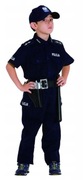 Kostium 128cm Policjant Przebranie Strój Drogówka