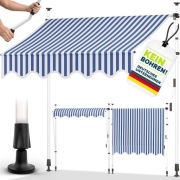 tillvex markiza balkonowa 200 cm markiza ze składanym ramieniem 