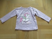 Bluzka fioletowa jednorożec konik 98 104 liliowa