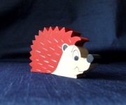 Figurka JEŻ drewniana PRL