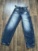 Spodnie wide leg Bershka 34 baggy jeans 