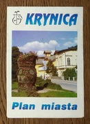 Krynica - plan miasta - unikat z roku 1994
