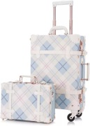 Zestaw 2 walizek w stylu vintage Unitravel