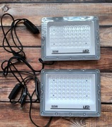 2 Pak Lampa LED z czarnym światłem UV 50W