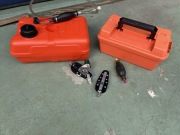 Zbiornik paliwa, pojemnik wodoszczelny i zblocza