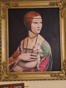 "DAMA z łasiczką " wg Leonarda da Vinci