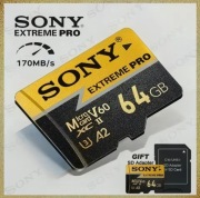 Karta pamięci microSD 64GB + Adapter SD | do smartfona i kamery
