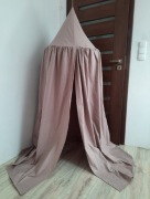 Baldachim Tipi ciemny brudny róż 