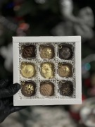 Czekoladki świąteczne ręcznie robione prezent czekoladowy