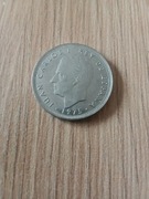 Moneta Hiszpania 25 peset 1975