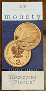 Folder NBP 2012 - Niszczyciel Piorun 2 zł GN