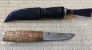 Noz finski puukko Jari Liukko 95mm 80crv2