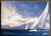 Obraz olejny na płycie