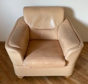 Fotel Skórzany KLER Stan Dobry