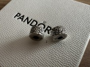 Pandora oryginalne charmsy klipsy koronka 