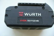 Wurth akumulator 18V 4Ah Li-lon Bosch. 