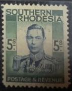 Rodezja Płd 1937 Jerzy VI SG 40-52 do 5/-