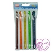 ZESTAW SZYDEŁEK PLASTIKOWYCH Z BROKATEM