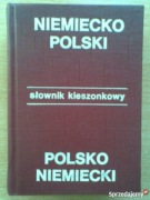 Słownik kieszonkowy niemiecko - polski polsko - niemiecki