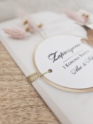 Zaproszenia Pierwsza Komunia komunijne kalka kwiaty suszone personalizowane