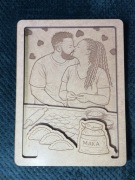 Personalizowany obraz ze zdjęcia|Pamiątka na rocznicę|Dla niej, dla niego